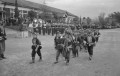 玉名地区消防出初め式　行進する昭和児童園の子どもたち＝玉名郡