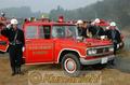 旧深田村からあさぎり町消防団に引き継がれたボンネット消防車