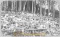 大正初期　高森の樽丸づくり　※写真集・熊本１００年より