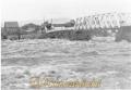 大正期　増水した球磨川・人吉大橋付近　※写真集・熊本１００年より