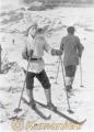 昭和5年1月　阿蘇草千里でのスキー　※写真集・熊本１００年より