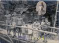 昭和17年6月　戦地の父へ写真を送るために並んだ門崎家の兄妹＝芦北郡湯浦町