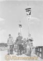 昭和19年1月　熊本市翼賛壮年団の初詣　※写真集・熊本１００年より