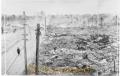 昭和20年7月　熊本空襲の焼跡＝熊本市新市街一帯　※写真集・熊本１００年