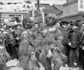 山鹿温泉祭のパレード＝山鹿市