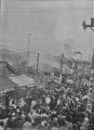 栄通りの昼火事＝熊本市
