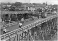 二つの白川橋、一つは通行不可＝熊本市春日町
