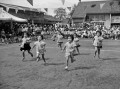 運動会　園児たちのかけっこ＝熊本市の古町幼稚園