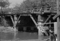 老朽化した行幸橋＝熊本市の熊本城入り口