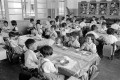 たのしい給食の時間＝熊本市の五福小学校