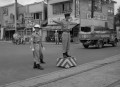自衛隊員の交通整理、まずは上々の成績＝熊本市の藤崎宮前交差点