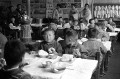 就学児童の給食体験＝阿蘇郡阿蘇町の内牧小学校