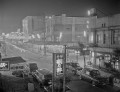 夜の新市街＝熊本市