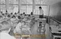 テープレコーダーを使っての授業＝球磨郡多良木町の槻木小学校