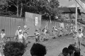 鎮火祭の武者行列＝阿蘇郡白水村