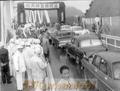 昭和４１年・天草五橋の開通　台風襲来の中行われた開通式