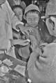 新就学児童の予防接種＝熊本市の小島小学校