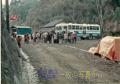 昭和50年4月　鮎帰・油谷川上流の川原谷地区に路線バス開通