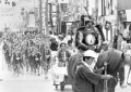 加藤神社夏祭り　街を練る神幸行列＝熊本市上通