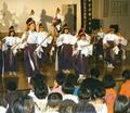 清和子どもフェスティバルが開幕　神楽を披露する朝日小学校の児
