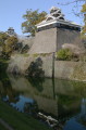 熊本城南の玄関口として美しくそびえ立つ「飯田丸五階櫓」。左奥