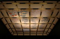 再現された熊本城本丸御殿大広間の「昭君之間」天井画＝数寄屋丸