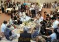 熊本ラオス友好協会の設立１０周年記念式典で披露された「バーシーの儀式」＝
