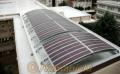 熊本大工学部内の施設屋上に設置された富士電機システムズのフィルム型太陽電
