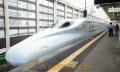 山陽・九州新幹線直通用車両の試運転が報道陣に公開された＝姫路市